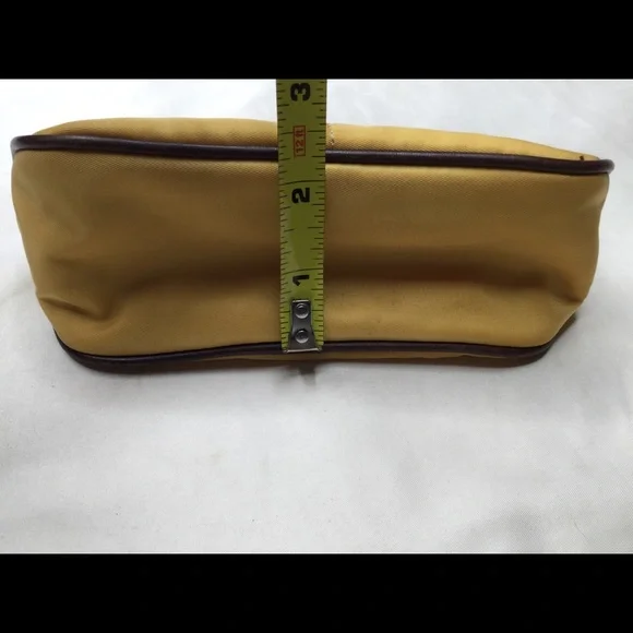 Dooney & Bourke Yellow Nylon Cosmetic Case - Picture 9 of 10